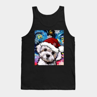 Maltipoo Santa Tank Top